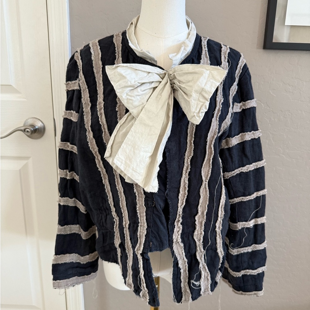 Magnolia Pearl Navy Blue Jacket Never Worn Size M